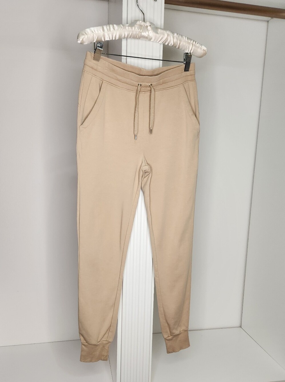 Lauren Ralph Lauren Women's Beige Drawstring Jogger Pants